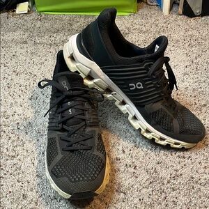 On Running Black Athletic Shoes